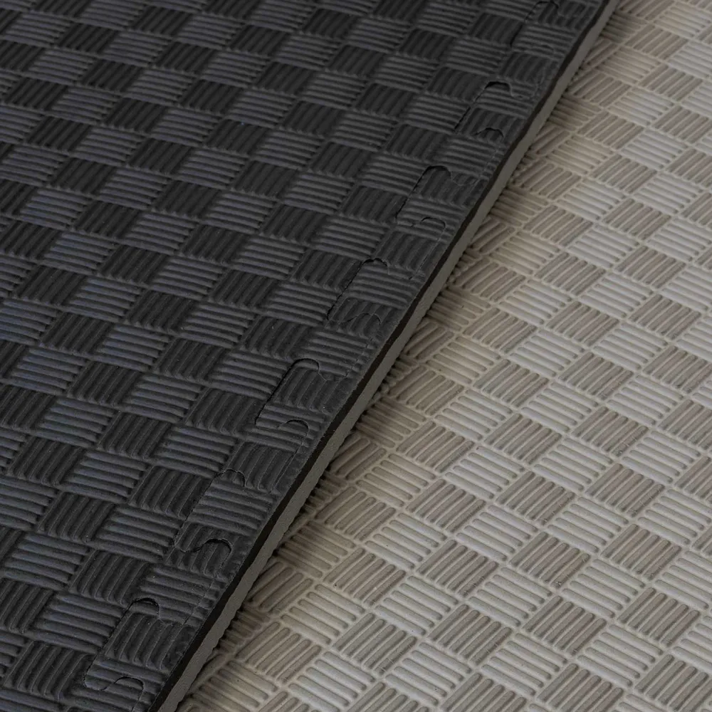 Tatamimatto , 100x100x2 cm, musta/harmaa*React Outlet