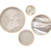 Taulusetti Harmony Circles, 4kpl, beige*Linento Online