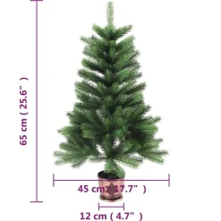 Tekojoulukuusi korilla 65 cm vihreä*FinePRICE Best