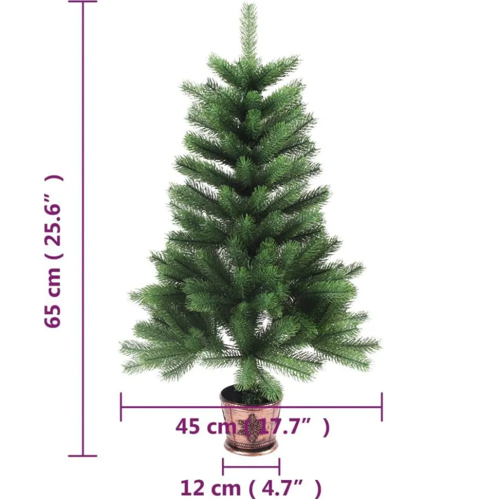 Tekojoulukuusi korilla 65 cm vihreä*FinePRICE Best