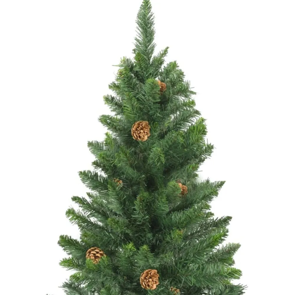 Discount Tekojoulukuusi kävyillä, vihreä, 180cm Joulukoristeet