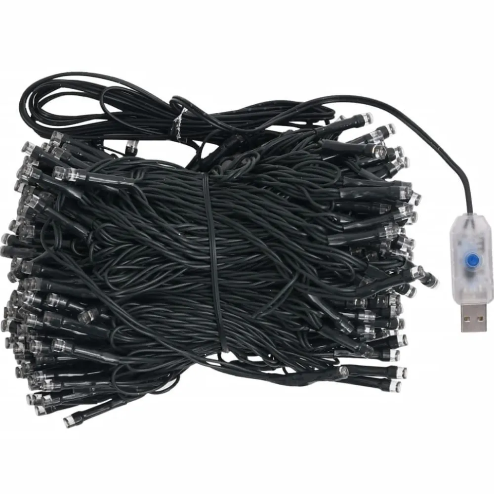 New Tekojoulukuusi LED-valoilla ja palloilla valkoinen PE eri kokoja Joulukoristeet