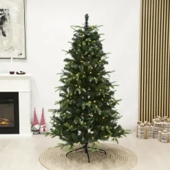Tekojoulukuusi Viga 140cm PE/PVC LED-valoilla*Nordic Winter Online