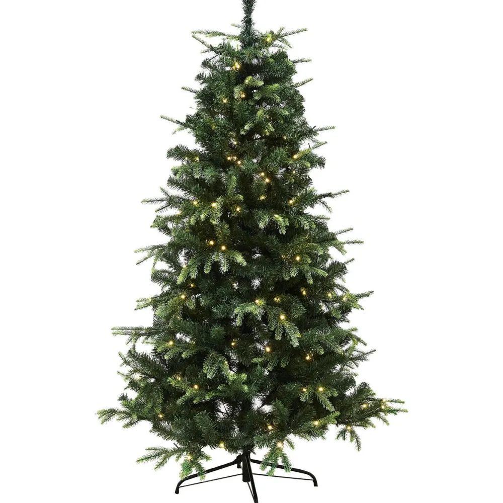 Tekojoulukuusi Viga 140cm PE/PVC LED-valoilla*Nordic Winter Online