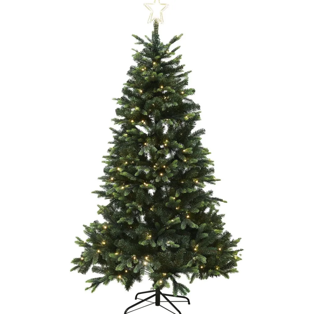Sale Tekojoulukuusi Lifa 150cm PE/PVC valoilla ja latvatähdellä Joulukoristeet