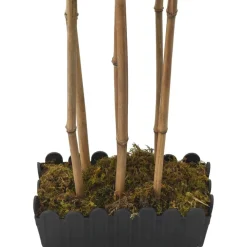 Tekokasvi bambupuu 120cm, 552 lehteä, vihreä*FinePRICE Discount