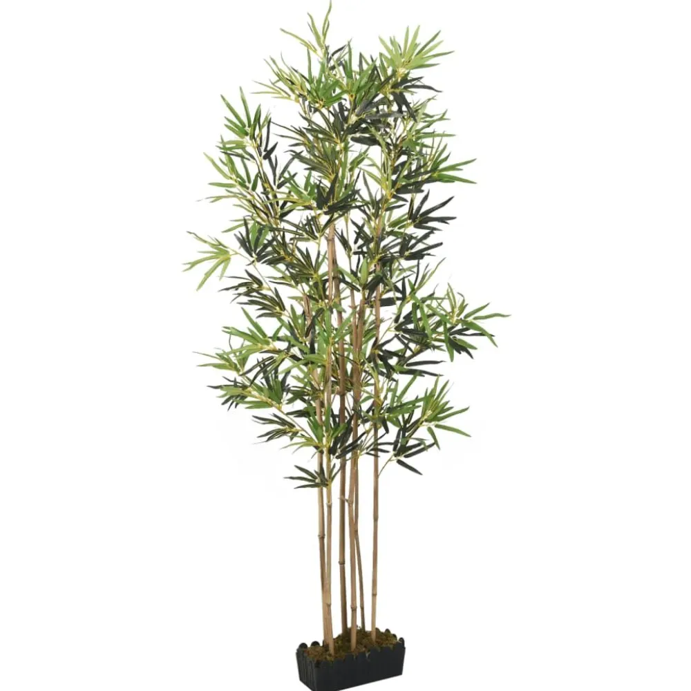 Tekokasvi bambupuu 120cm, 552 lehteä, vihreä*FinePRICE Discount