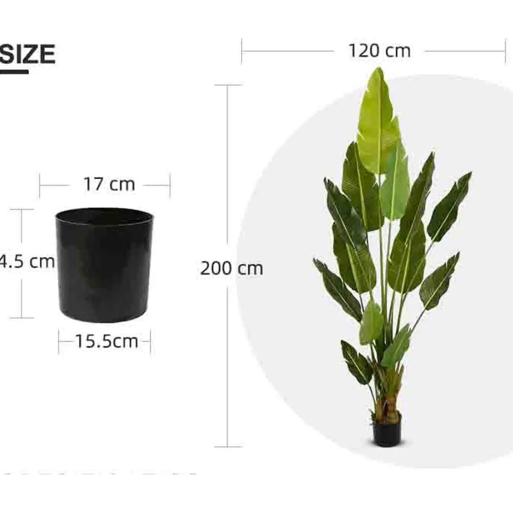 Tekokasvi Bird of Paradise, 200cm*Lykke Sale
