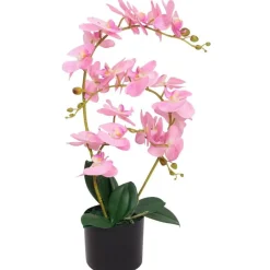 Tekokukka ruukulla orkidea 65 cm vaaleanpunainen*FinePRICE Outlet