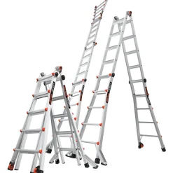 Teleskooppitikkaat 41LG102 5/9-askelmaa 5,7 m/1,69-2,89 m*Tikli Hot