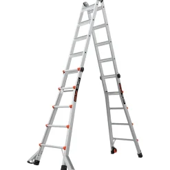 Teleskooppitikkaat 41LG102 5/9-askelmaa 5,7 m/1,69-2,89 m*Tikli Hot