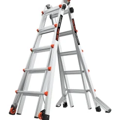 Teleskooppitikkaat 41LG102 5/9-askelmaa 5,7 m/1,69-2,89 m*Tikli Hot