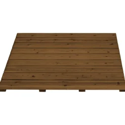 Terassielementti Laatta T02R 900x900 mm 4 tukirimaa ruskea Terassielementit