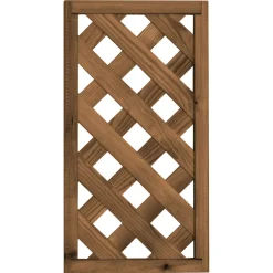 Online Terassielementti Sisäritilä puolikasaitaan T27R 300x570 mm ruskea Terassielementit
