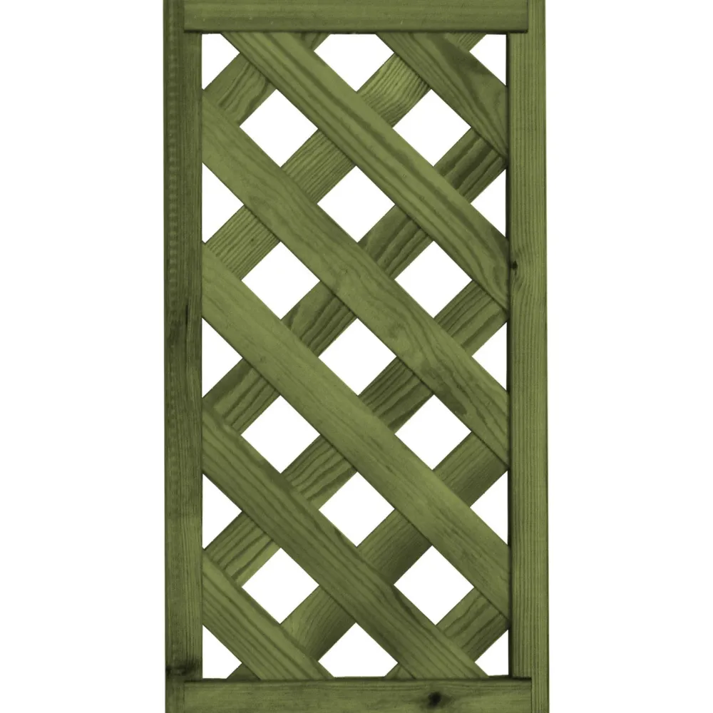 Clearance Terassielementti Sisäritilä puolikasaitaan T27 300x570 mm vihreä Terassielementit