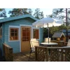 Terassielementti pohjakehikko T01R 980x980 mm ruskea*Tammiston puu Sale