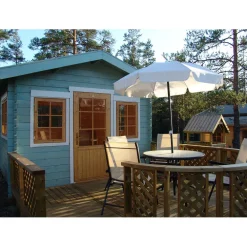 Terassielementti pohjakehikko T01R 980x980 mm ruskea*Tammiston puu Sale