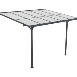 Terassikatos 313x254x220-260cm harmaa*Fornorth Clearance