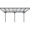 Terassikatos , 435x300x225-270 cm, harmaa Terassikatokset|Terassikatokset