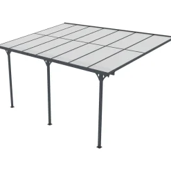 Terassikatos , 435x300x225-270 cm, harmaa Terassikatokset|Terassikatokset