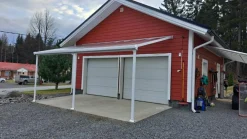 Terassikatos Feria 3 x 5,5 m valkoinen/kirkas*Palram-Canopia Hot