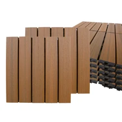Terassilaatta 300x300x22 mm puukomposiitti*Home4you Clearance