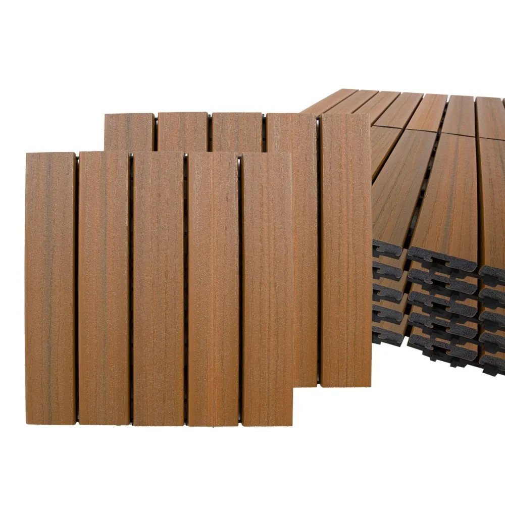 Terassilaatta 300x300x22 mm puukomposiitti*Home4you Clearance
