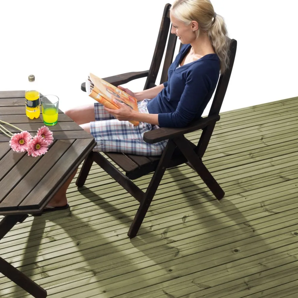 Sale Terassilauta 28x95x4200mm, kestopuu, AB, vihreä Terassilaudat|Puutavara