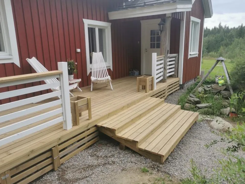 Sale Terassilauta 28x95x4200mm, kestopuu, AB, vihreä Terassilaudat|Puutavara