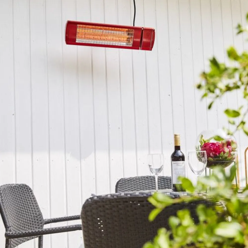 Terassilämmitin Eco High-line 660-2000W kaukosäädin punainen*HEAT1