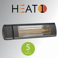 Terassilämmitin Eco High-line 660-2000W kaukosäädin eri värejä*HEAT1 Best
