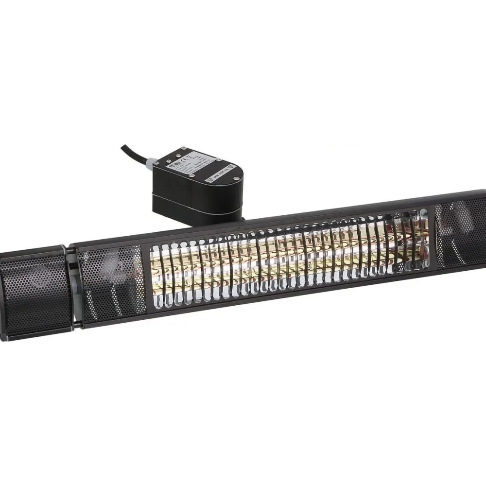 Terassilämmitin ECO Plus-line, 2000W, oskilloiva, musta Terassilämmittimet
