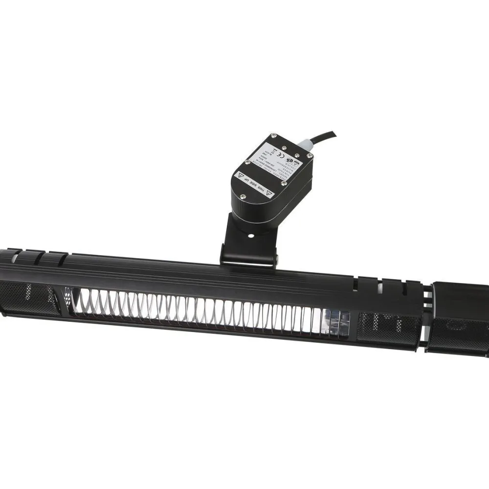 Terassilämmitin ECO Plus-line, 2000W, oskilloiva, musta Terassilämmittimet