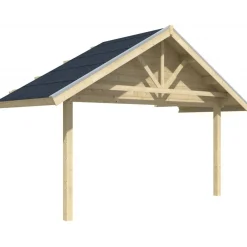 Terassin katos Bern kesämökeille 12,1 m²*Skan Holz Clearance
