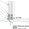 Terassin lasiliukuovi , 4-os., valkoinen, kirkas lasi, mittatilaus*Keraplast New