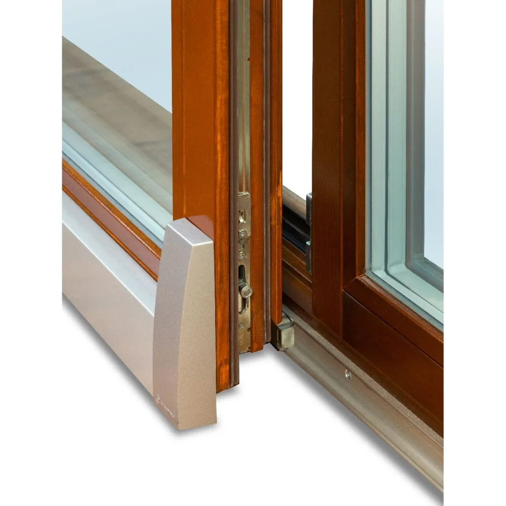 Terassin liukuovi Classic PSK200Z 3K A, 2-osainen, 3-lasinen, puu, mittatilausovi*Seicom Discount