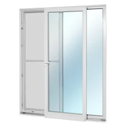 Outlet Terassin liukuovi Portal PSK 200Z A 3K, PVC, 2-osainen, 3-lasinen mittatilausovi Terassin Ovet Ja Liukuovet|Terassin Ovet Ja Liukuovet