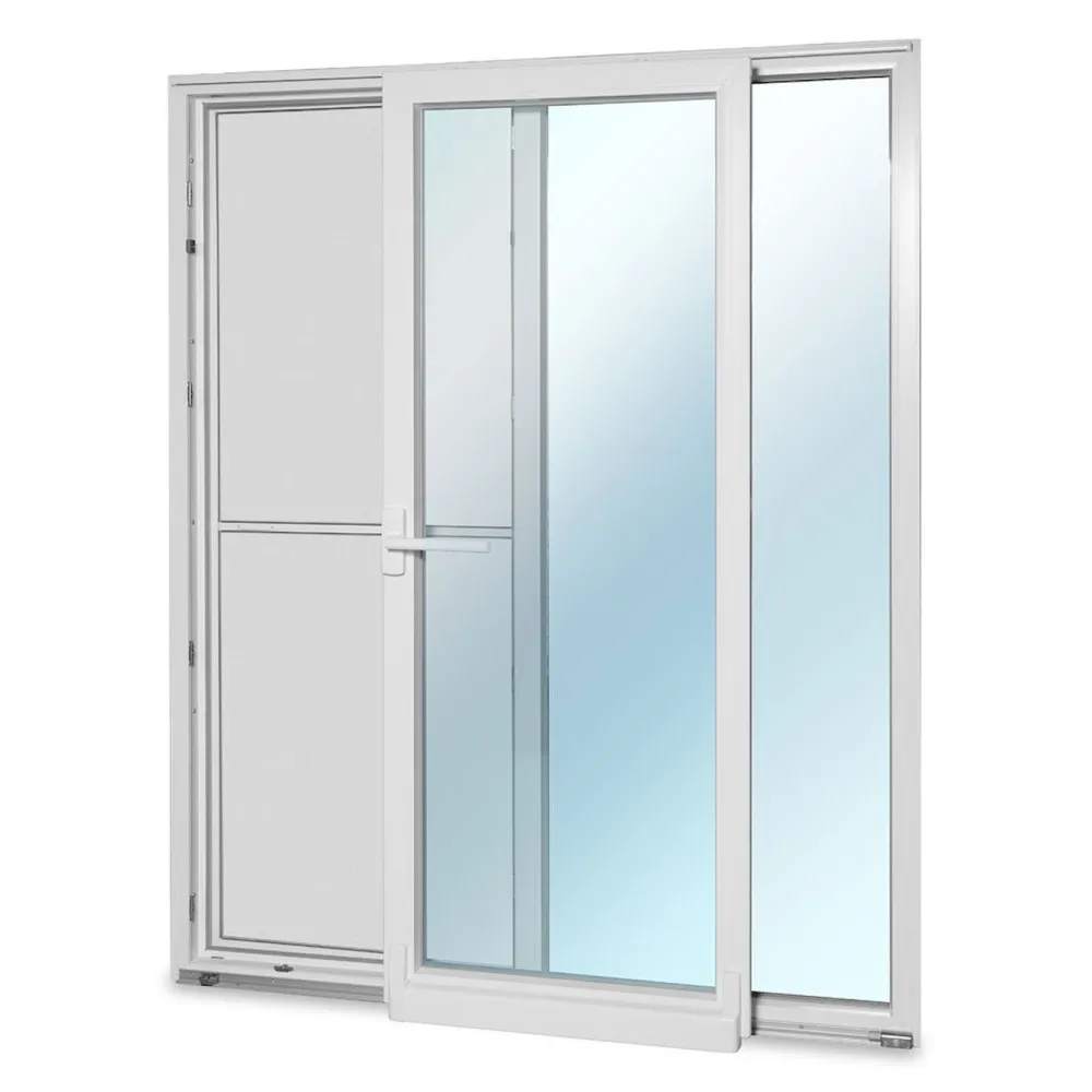 Outlet Terassin liukuovi Portal PSK 200Z A 3K, PVC, 2-osainen, 3-lasinen mittatilausovi Terassin Ovet Ja Liukuovet|Terassin Ovet Ja Liukuovet