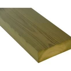 Clearance Terassin runkopuu 48x148x4200mm, kestopuu, A, vihreä Terassilaudat|Puutavara