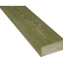 New Terassin runkopuu 48x98x2395mm, kestopuu, A, vihreä Terassilaudat|Puutavara