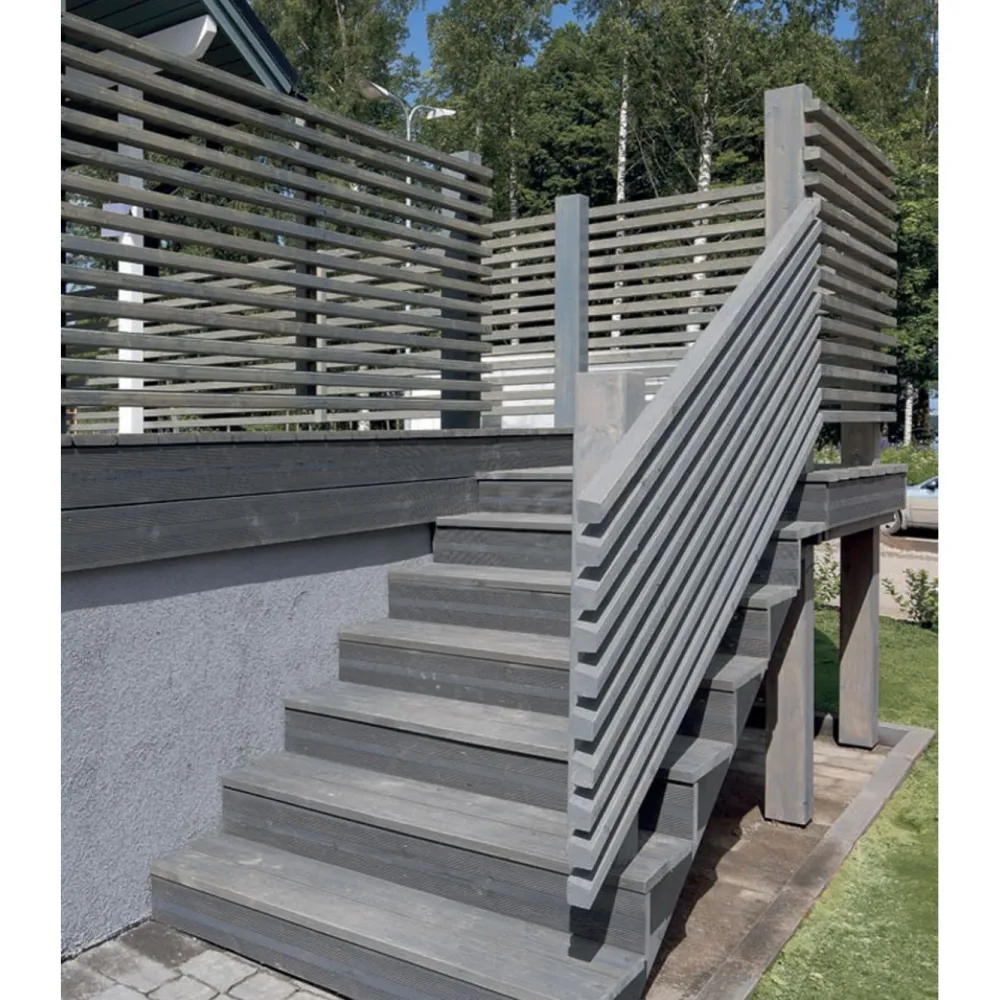 Outlet Terassin runkopuu 48x148x2395mm, kestopuu, A, vihreä Terassilaudat|Puutavara
