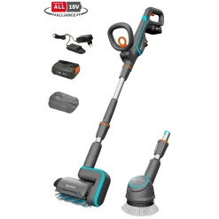 Online Terassipesuri AquaBrush Universal P4A 18V 2,5 Ah akulla + yleisharja Muut Puutarhakoneet
