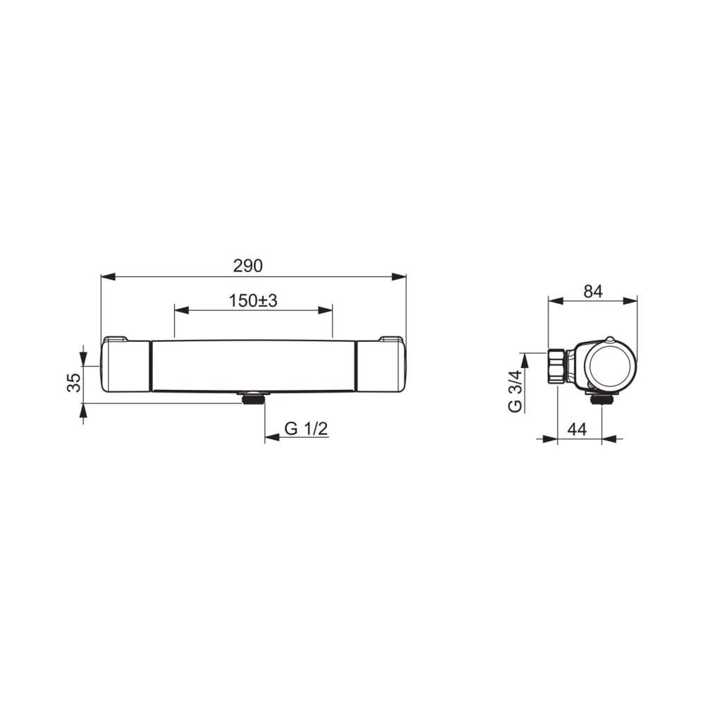 Outlet Termostaattihana Nova 7460 Suihkut