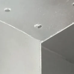 Outlet Tolppaliitin X-muoto galvanoitu metalli 91x91mm Aitojen Lisätarvikkeet