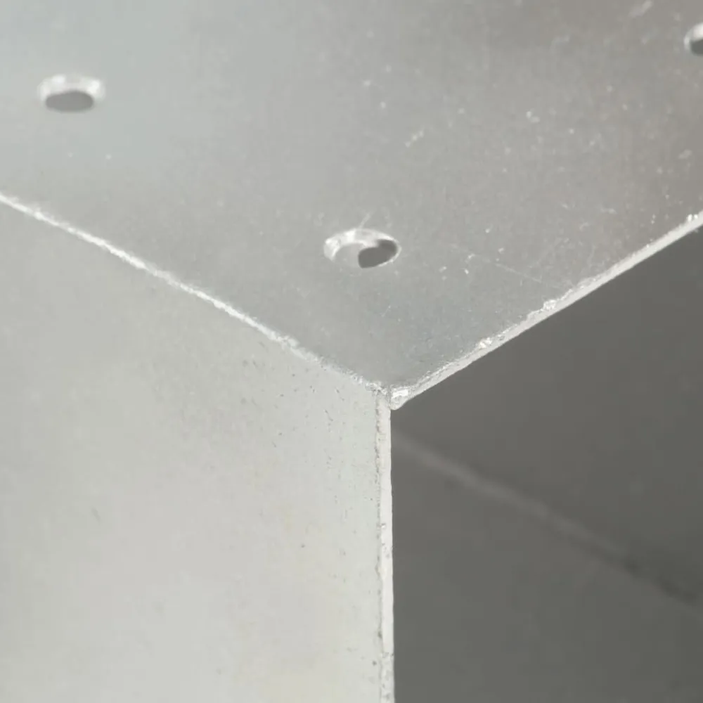 Outlet Tolppaliitin X-muoto galvanoitu metalli 91x91mm Aitojen Lisätarvikkeet