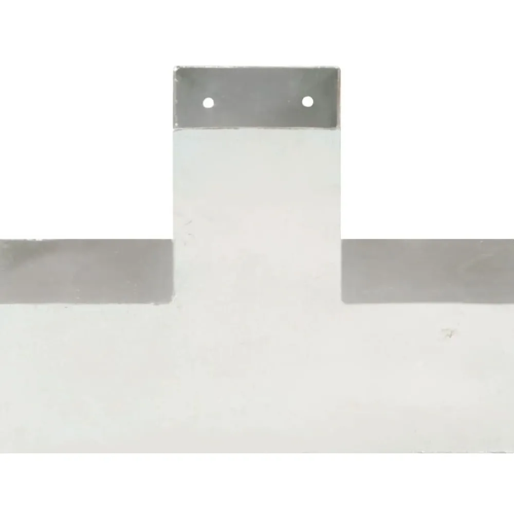 Outlet Tolppaliitin X-muoto galvanoitu metalli 91x91mm Aitojen Lisätarvikkeet