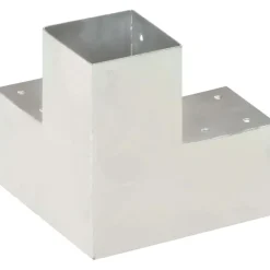 Best Tolppaliitin Y-muoto galvanoitu metalli 91x91mm Aitojen Lisätarvikkeet