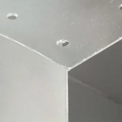 Discount Tolppaliitin Y-muoto galvanoitu metalli 71x71mm Aitojen Lisätarvikkeet