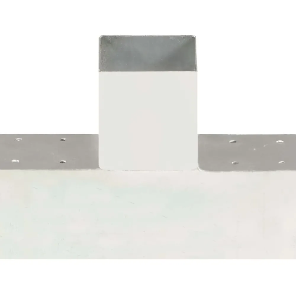Tolppaliittimet 4kpl T-muoto galvanoitu metalli 91x91mm*FinePRICE