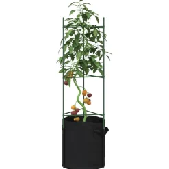 Tomaattihäkki, 116 cm teräs ja PP, eri määrillä ja malleja (38130)*FinePRICE Sale